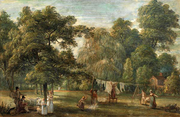 The Garden of Thomas Sandby's House